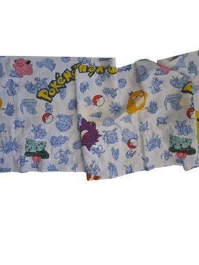 VTG SPRINGS 90'S POKEMON curtain balloon VALANCE PIKACHU NINTENDO craft fabric